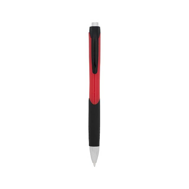 Kuličkové pero Tropical - transparentná červená