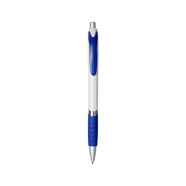 Turbo ballpoint pen with white barrel - white