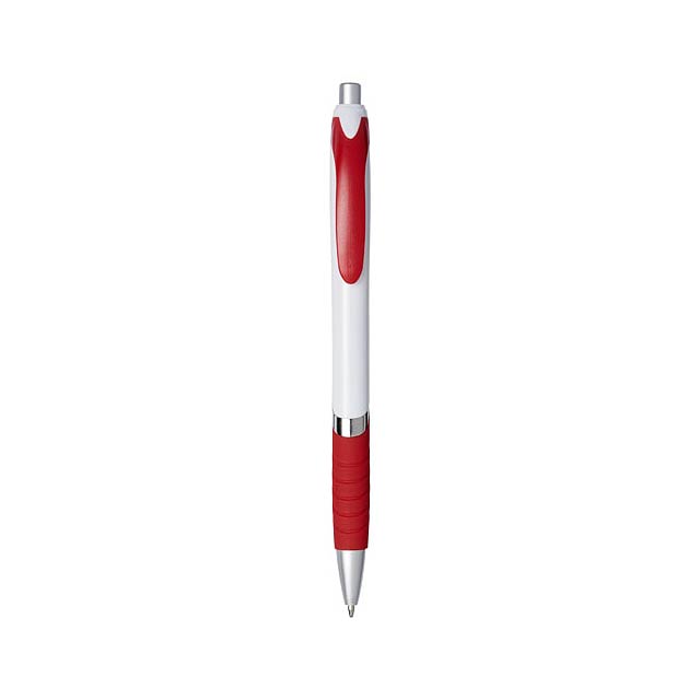 Turbo ballpoint pen with white barrel - white