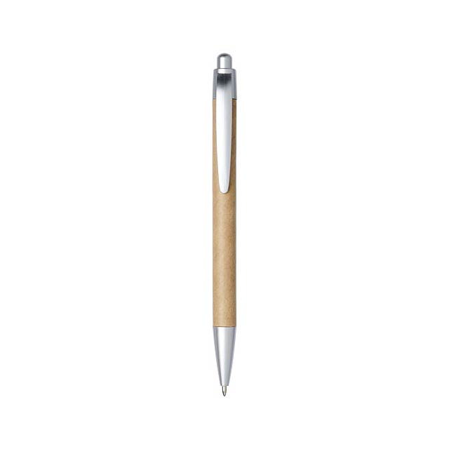 Tiflet recycled paper ballpoint pen - brown