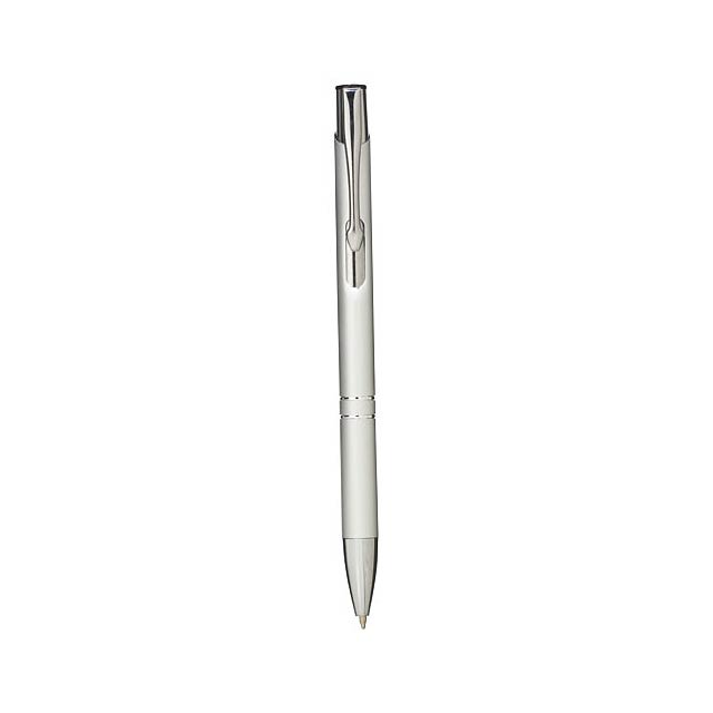 Moneta aluminium click ballpoint pen - silver