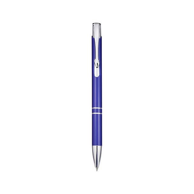 Moneta aluminium click ballpoint pen - blue