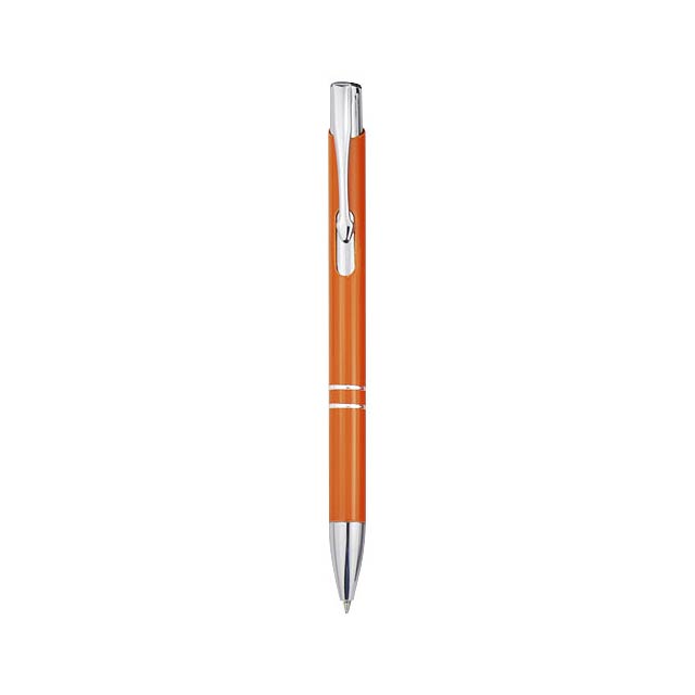 Moneta aluminium click ballpoint pen - orange