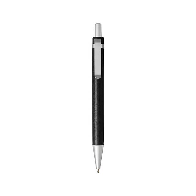 Tidore wheat straw click action ballpoint pen - black