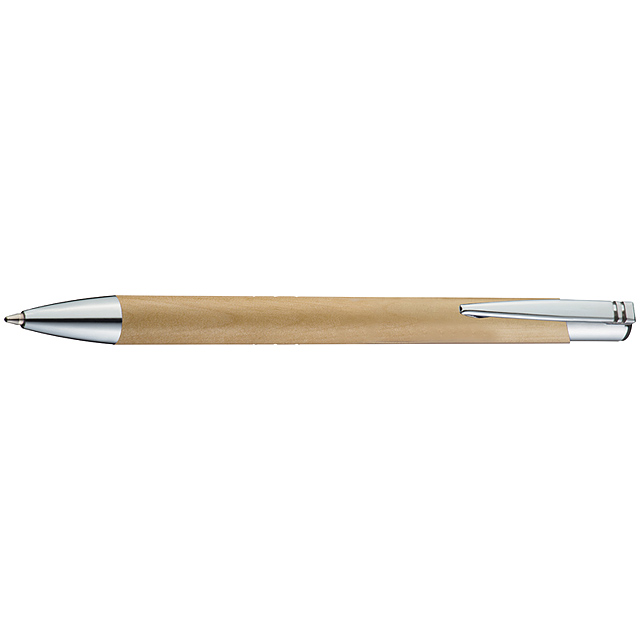 Bamboo ball pen - beige