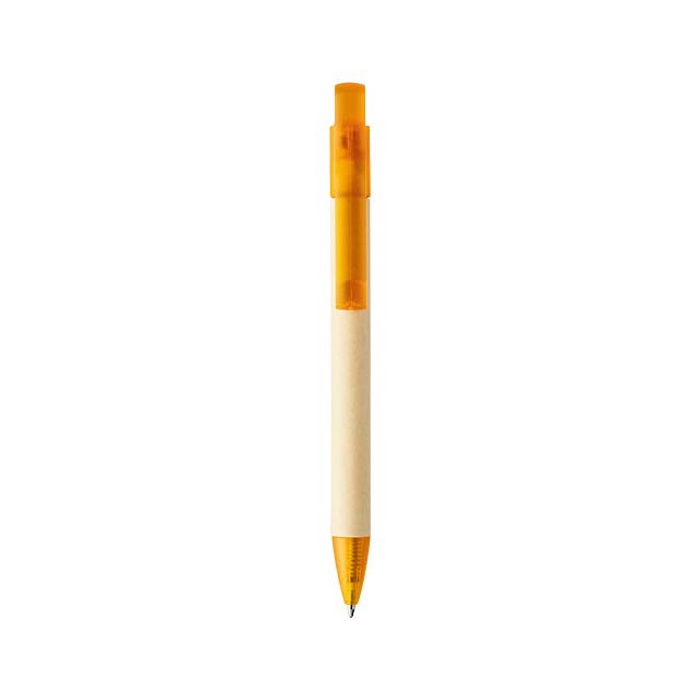 Safi papírové kuličkové pero - oranžová