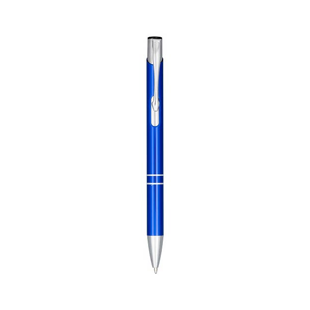 Moneta anodized aluminium click ballpoint pen - blue