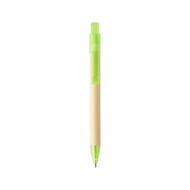 Safi papírové kuličkové pero - zelená