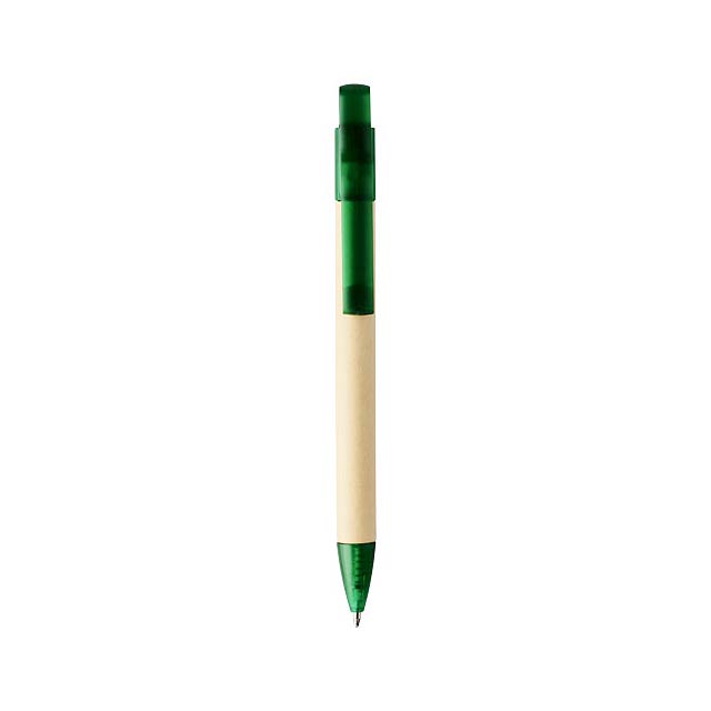 Safi papírové kuličkové pero - zelená