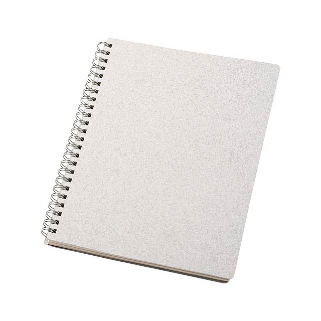 Bianco A5 size wire-o notebook - white