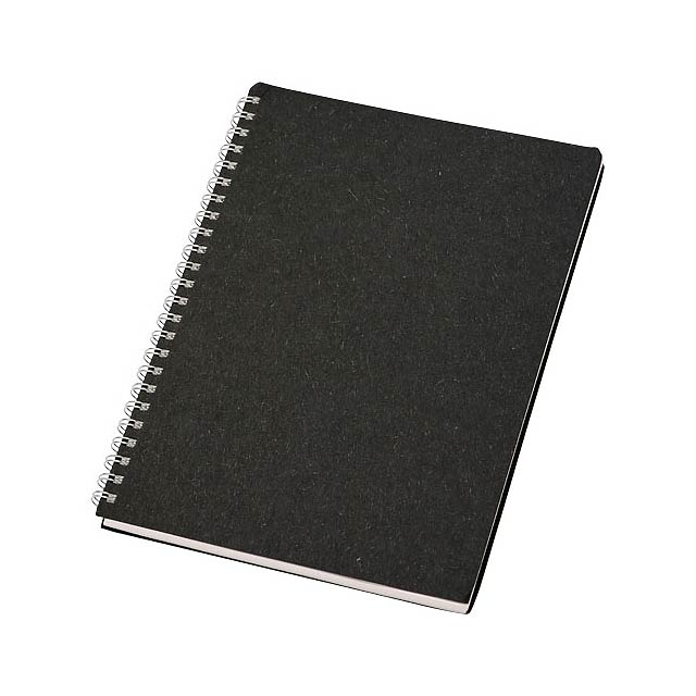 Nero Drátový zápisník A5  - čierna