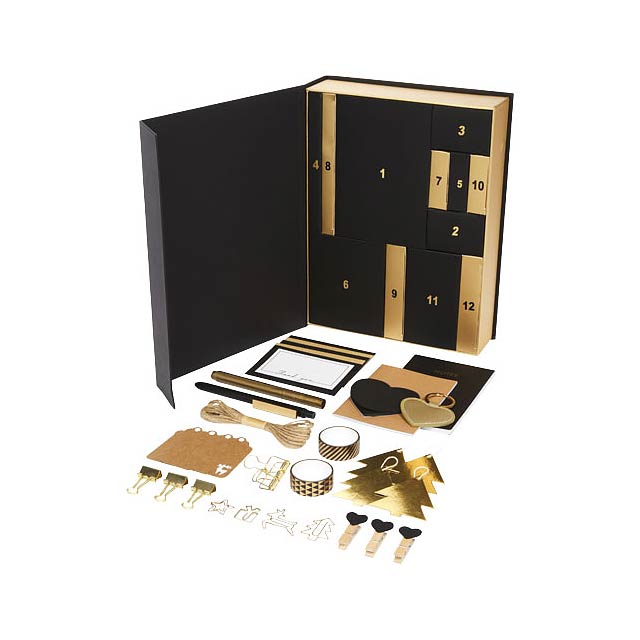 Felice 12 days of gifting stationery box - gold