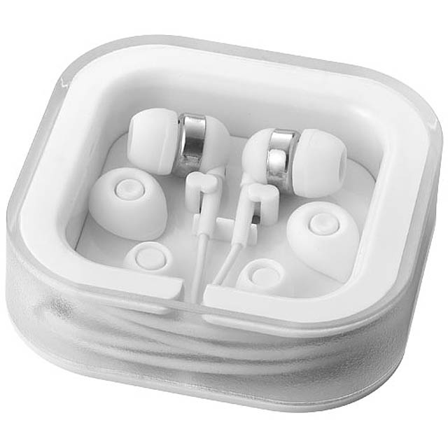 Sargas lightweight earbuds - white