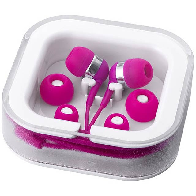 Sargas lightweight earbuds - fuchsia