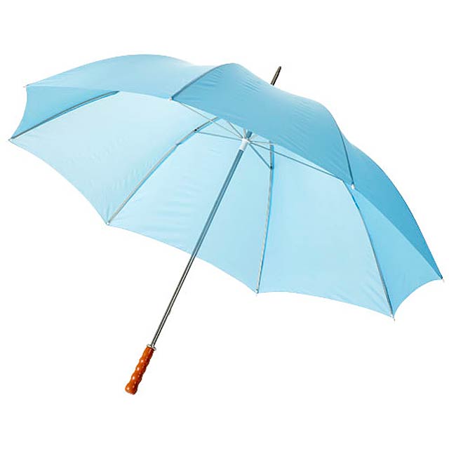 Karl 30" golf umbrella with wooden handle - blue