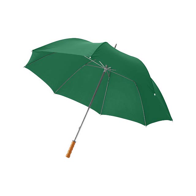 30" golfový deštník Karl s dřevěnou rukojetí - zelená