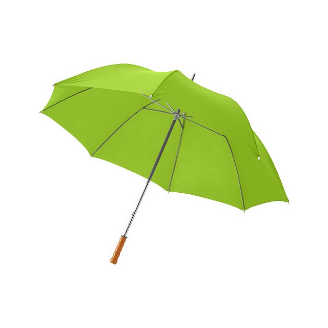 30" golfový deštník Karl s dřevěnou rukojetí - citrónová - limetková