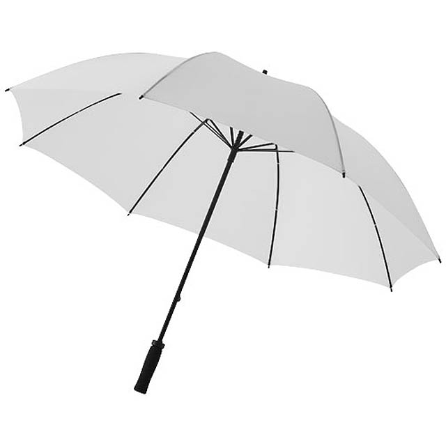 30” golfový deštník Yfke s držadlem z materiálu EVA - bílá