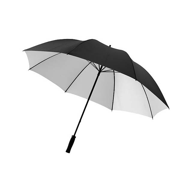 30” golfový deštník Yfke s držadlem z materiálu EVA - stříbrná