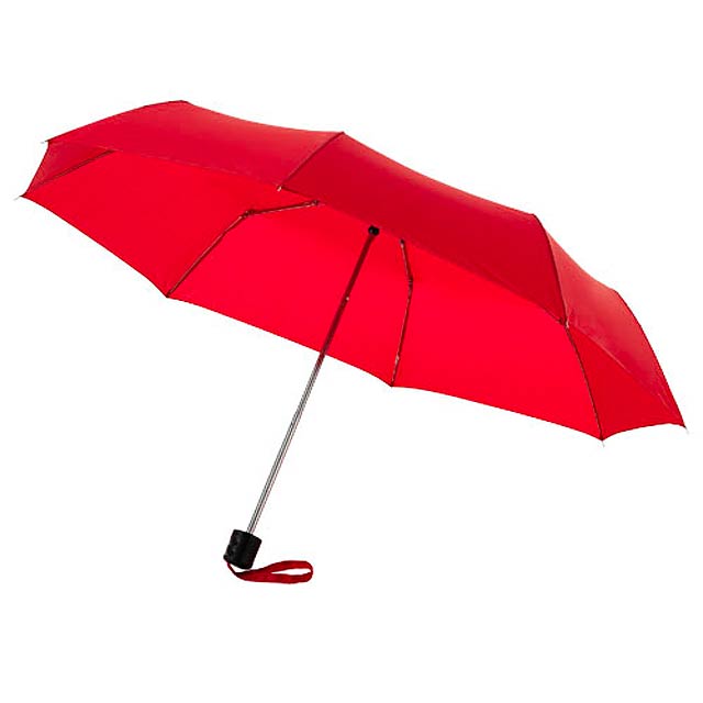 skladací dáždnik - červená