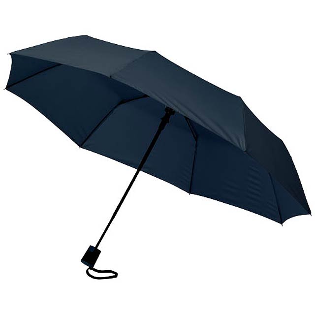 Wali 21" foldable auto open umbrella - blue