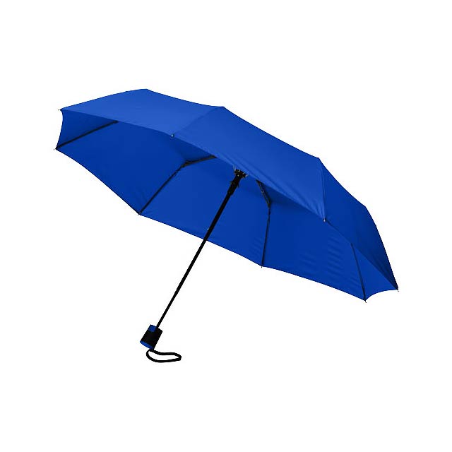 Wali 21" foldable auto open umbrella - blue