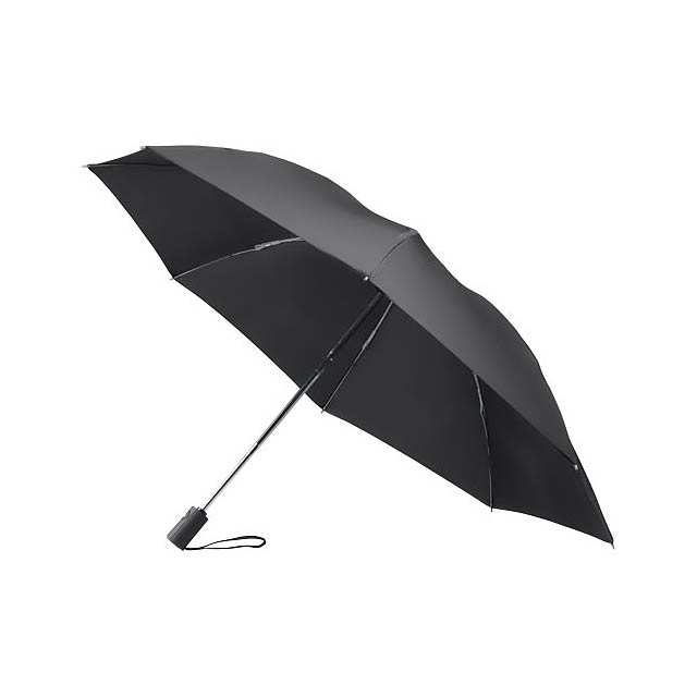 23" skládací obrácený deštník Callao s automatickým otvíráním - černá