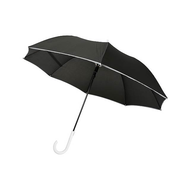 23" větruodolný reflexní deštník Felice s automatickým otvír - biela