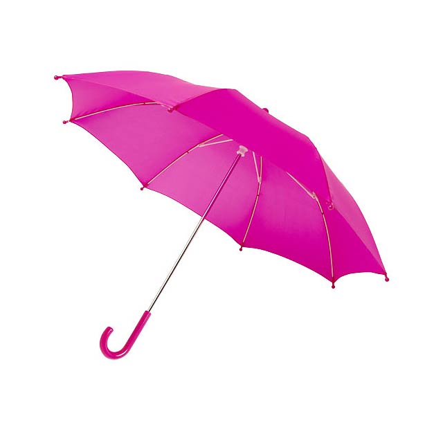 Nina 17" windproof umbrella for kids - fuchsia