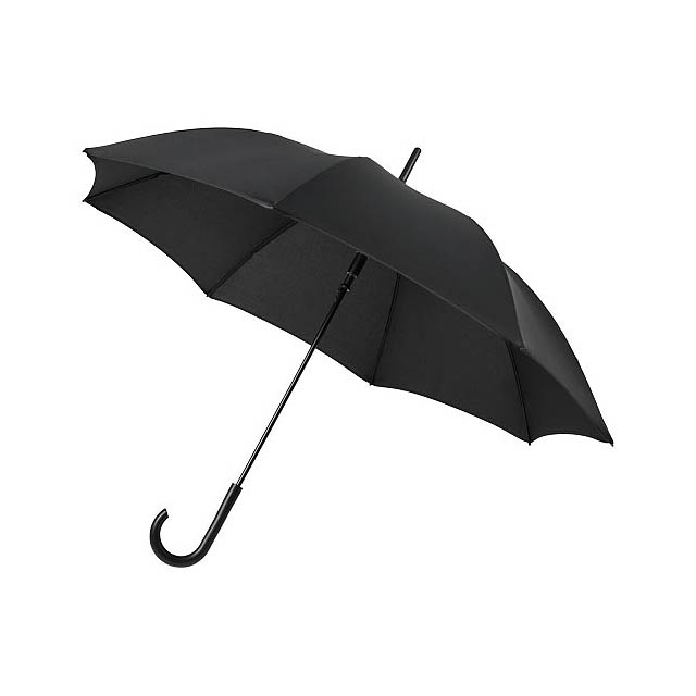 Kaia 23" větruodolný barevný deštník s automatickým otvírání - čierna