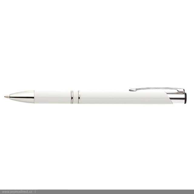 OIRA plastové kuličkové pero - bílá