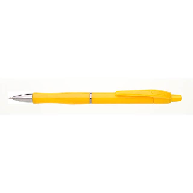 LUPIA plastové kuličkové pero - žlutá