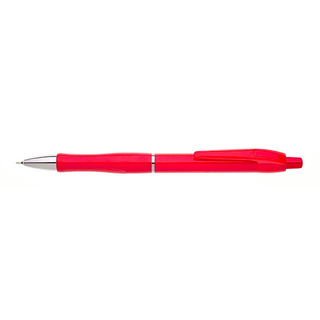 LUPIA plastové kuličkové pero - červená