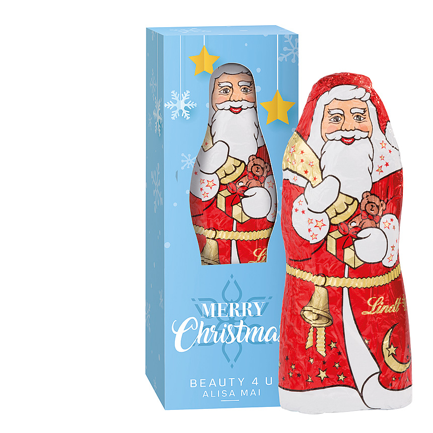 Lindt Mikul&aacute;&scaron; 40 g v reklamn&iacute; krabičce - 