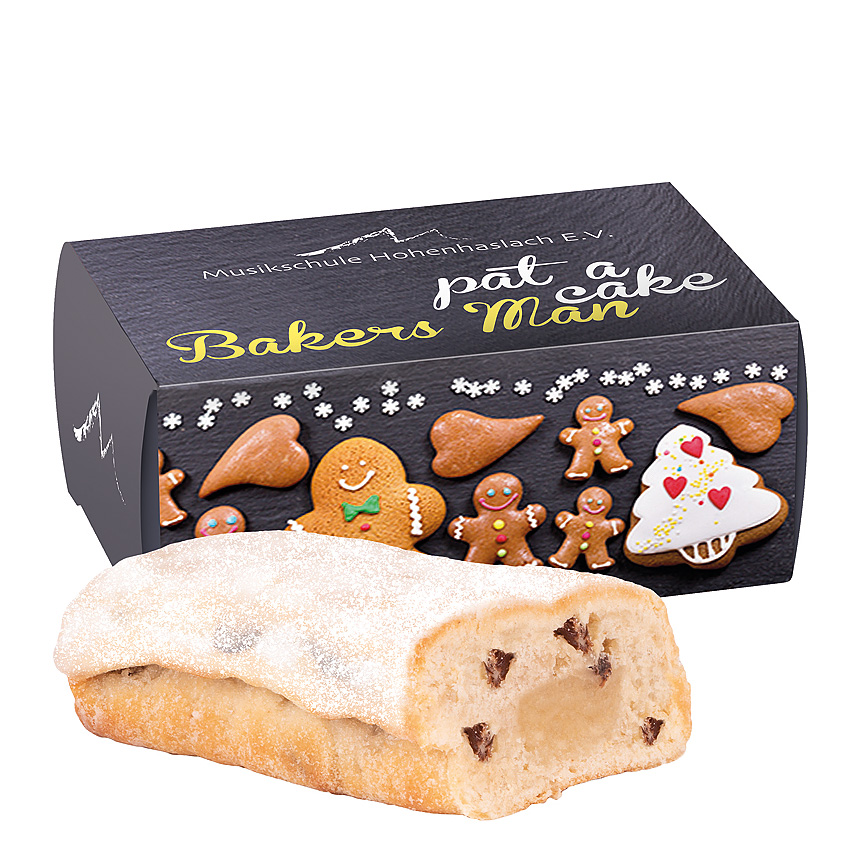 Christmas stollen mini in promotional box - Christmas stollen mini in promotional box -