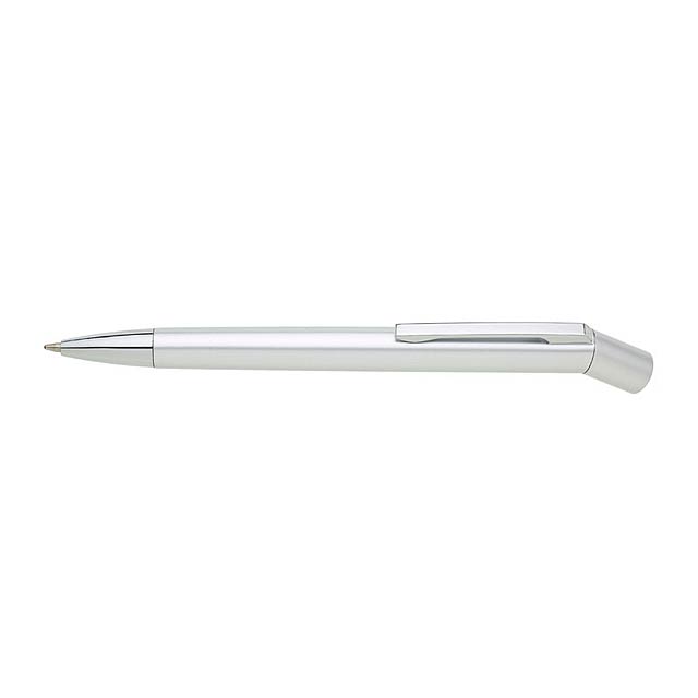 GIO plastové kuličkové pero - stříbrná
