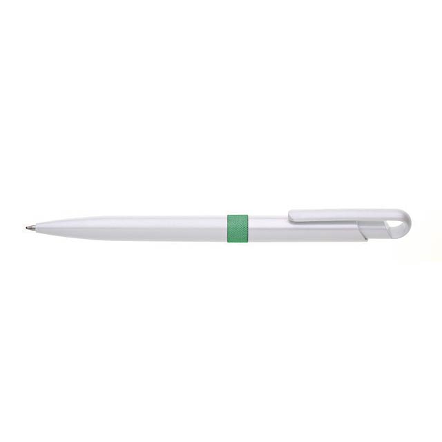 PERLA plastové kuličkové pero - zelená