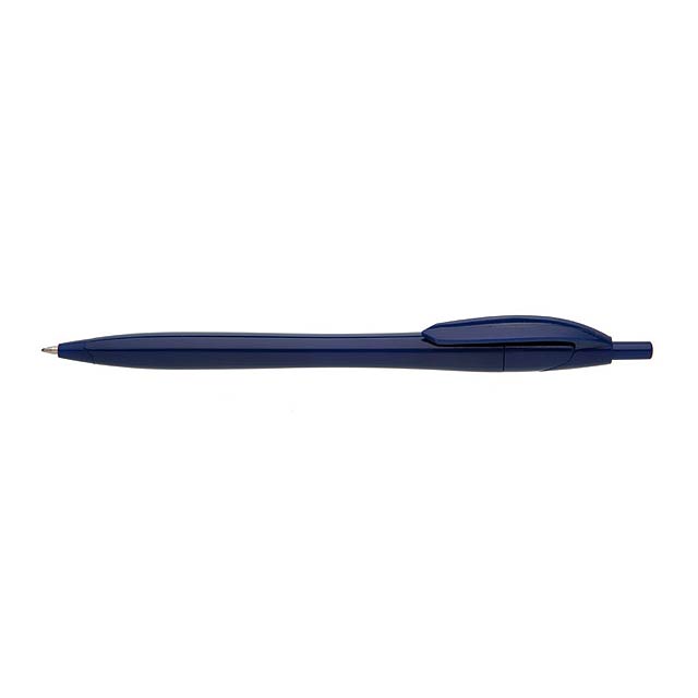EASO DARK plastové kuličkové pero - modrá