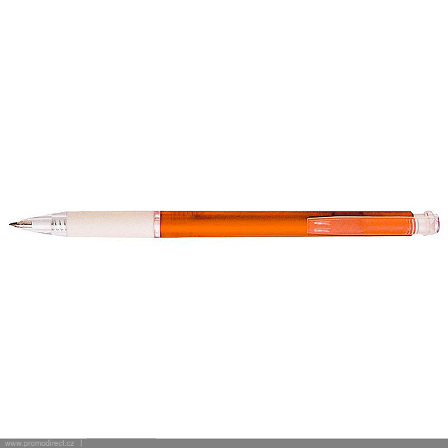 VIONE plastové kuličkové pero - oranžová