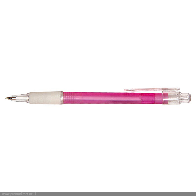 PROSTO plastové kuličkové pero - růžová