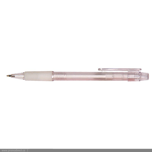 PROSTO plastové kuličkové pero - bílá