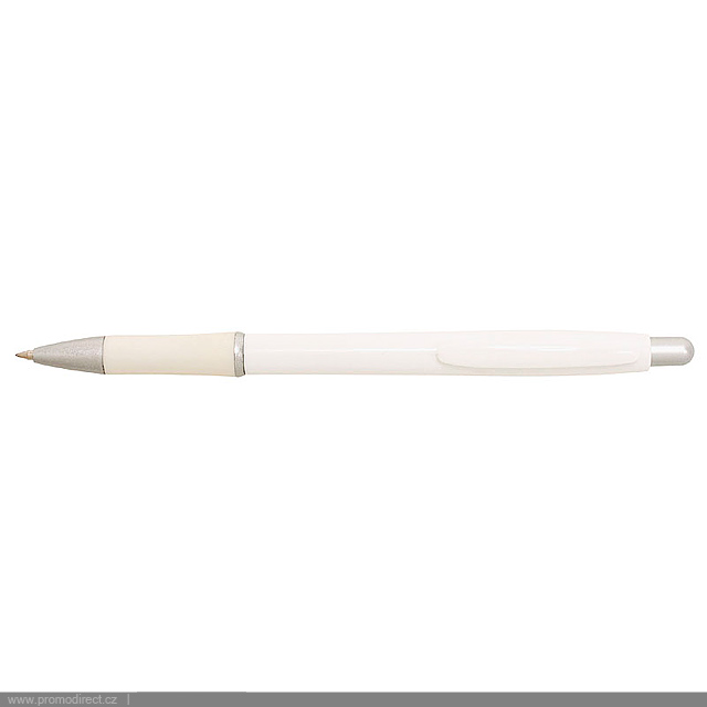 SUTRI plastové kuličkové pero - biela