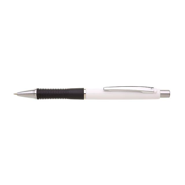PRIOLA plastové kuličkové pero - bílá