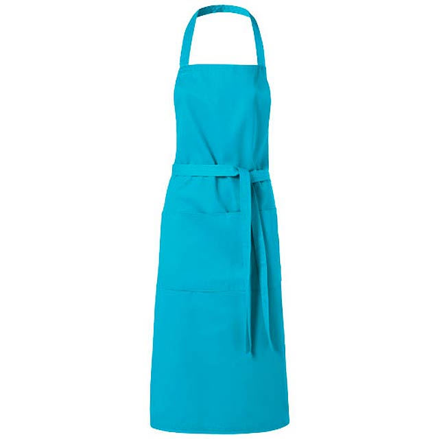 Viera 240 g/m² apron - turquoise