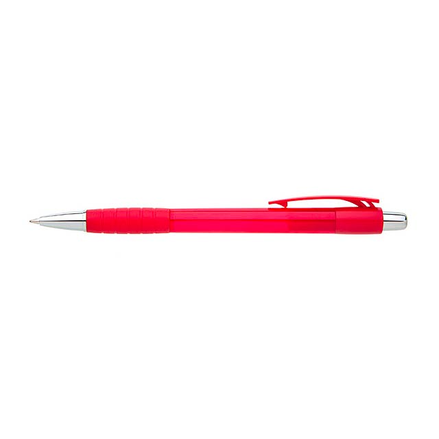 FREDO plastové kuličkové pero - červená