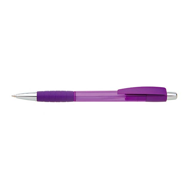 FREDO plastové kuličkové pero - fialová