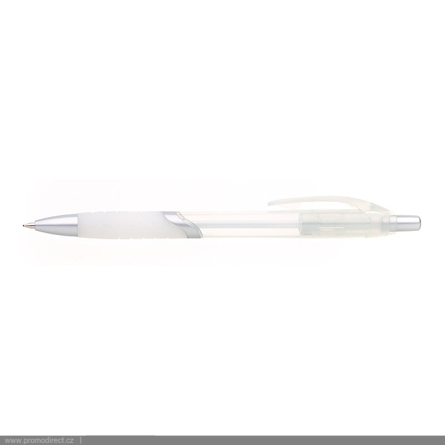 GROLE plastové kuličkové pero - biela