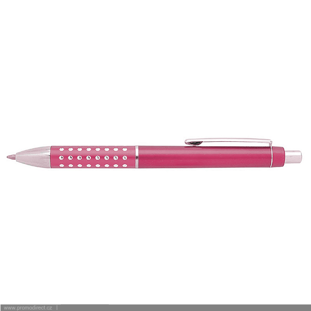 BLERA plastové kuličkové pero - růžová