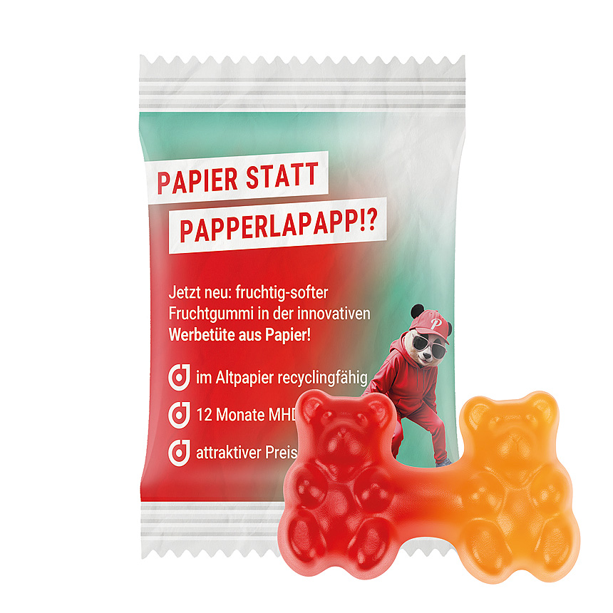 Trolli team jelly bears, recyclable PaperPlus Pro white - white Trolli team jelly bears, recyclable PaperPlus Pro white - white