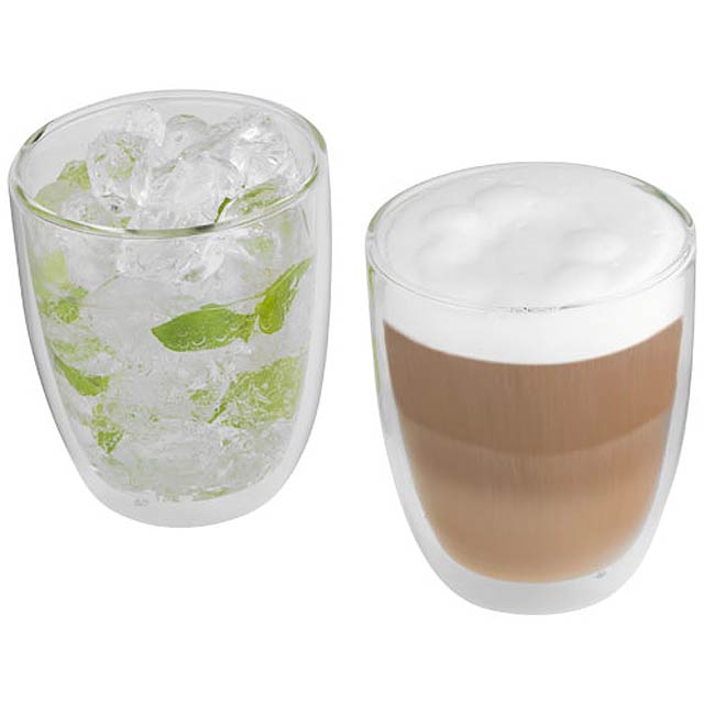 Boda 2-piece glass set - transparent